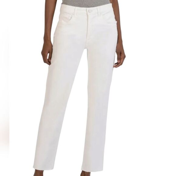 Kut from the Kloth Denim - 2655 NWT Kut From The Kloth Rachael Fab Ab High Waist Raw Hem Mom Jeans …